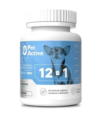Купить biopetactive мультивитаминный комплекс для собак и щенков миниатюрных пород 12 в 1