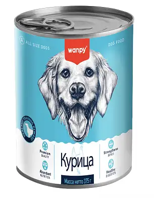 Wanpy Dog Консервы для собак из курицы