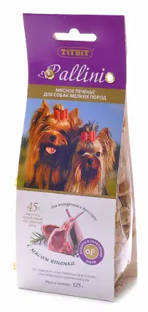 Купить titbit лакомство для собак Печенье "Паллини" с ягненком