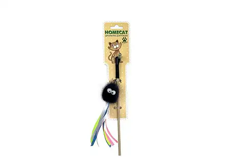 Купить homecat Дразнилка для кошек Осьминожка из норки с лентами с бубенчиком